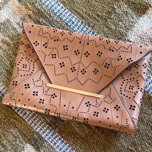 BCBG Max Azria Laser-Cut Clutch